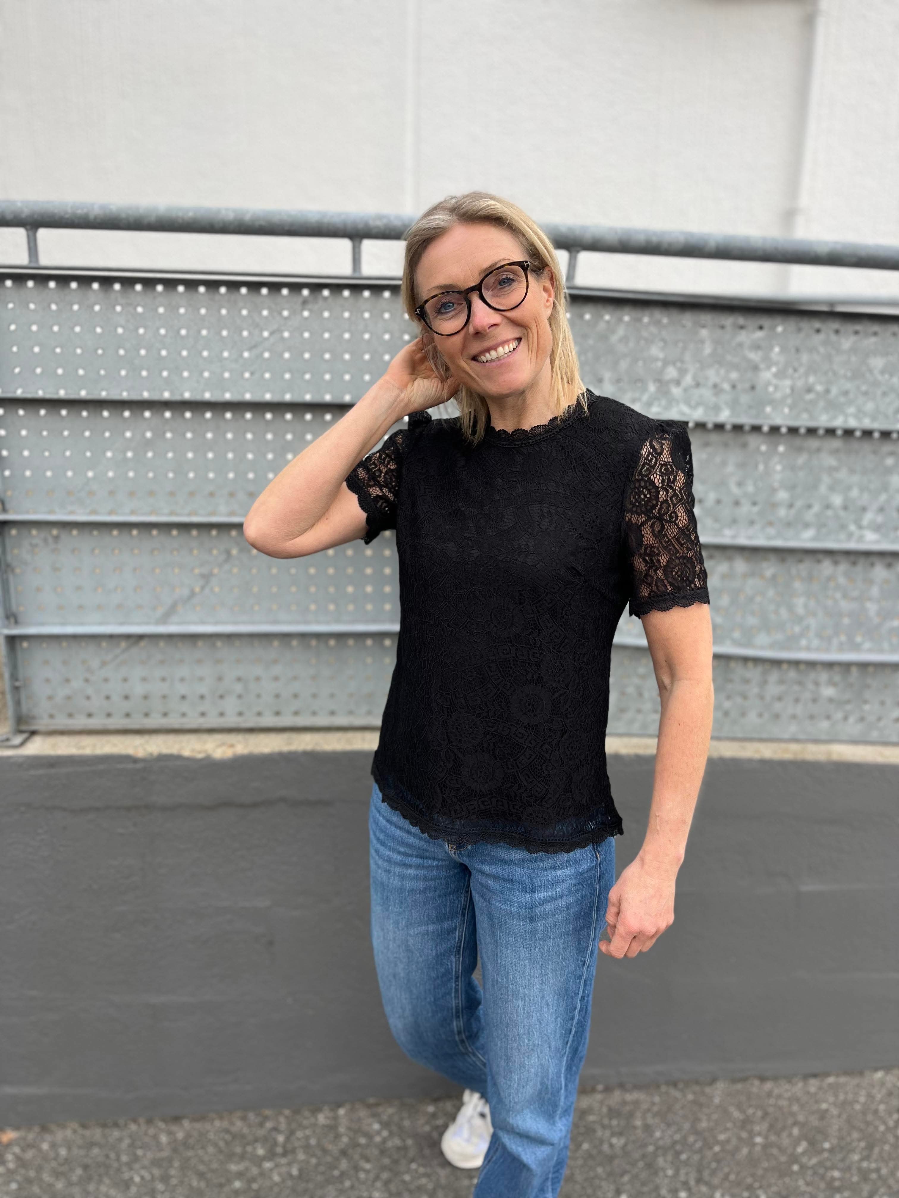 PCOLLINE T-Shirt - Black